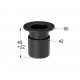 FURNITURE LEG SANDY / MAT BLACK